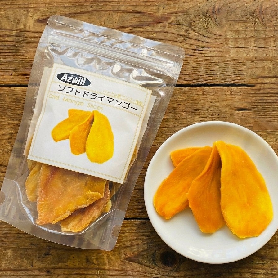 マンゴー‼️ Azwill ソフトドライマンゴー 100g | plus store